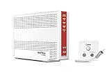 AVM FRITZ!Box 6591 Cable WLAN AC + N Router (DOCSIS-3.1-Kabelmodem, Dual-WLAN Ac+N (MU-MIMO) mit 1733 (5 GHz) + 800 Mbit/S (2, 4 GHz), VoIP-Telefonanlage)