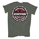 Spaß Kostet Herren Männer Tshirt Heimat Osten mit Vorderdruck Ostdeutschland Größe S - 5XL
