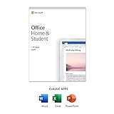 Microsoft Office 2019 Home & Student | 1 Benutzer | 1 PC (Windows 10) oder Mac | einmaliger Kauf | mehrsprachig | Box