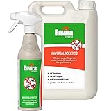 Envira Universal Insektenschutz - Hochwirksames Insekten-Spray Mit Langzeitschutz - Auf Wasserbasis - 500 ml & 2 Liter