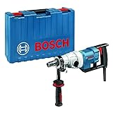 Bosch Professional Nass-Diamantbohrmaschine GDB 180 WE (5,2 kg, 2.000 Watt, 230 Volt, 180 mm Bohrbereich, Adapter Staubabsaugung, Kugelhahn, im Koffer)