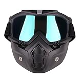 12che Tactical Maske Soft Bullet Dart Schutzspiegel Taktische Schutzmaske für Nerf -Bunt