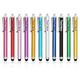 QLGD Touchscreen Stift,Eingabestift Gravurtext 11 Stöcke Stylus Stift Touch Pen Universelle Kapazitive Handystifte für Smartphones und Tablets (11 Farben)