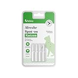 FELMO Abwehr Spot-on für Katzen (4x1ml) mit Margosa-Extrakt und Geraniol zur natürlichen Prävention gegen Zecken, Flöhe & Mücken – ohne C