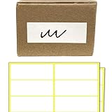 200 Stück - Etiketten Selbstklebend Weiß, Aufkleber Klebeetiketten zum Beschriften - 70 x 25 mm