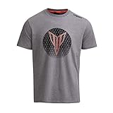 Yamaha - MT- Shirt Herren | T-Shirt in grau und schwarz (S, Grau)