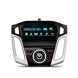 XTRONS 9 Zoll Android 11 Autoradio Octa Core 4GB 64GB Multimedia Player GPS Navigation Eingebautes 4G LTE/CarAutoPlay/Android Auto/DSP für Ford Focus(2012-2017)