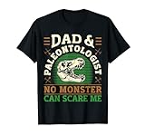 Paleontology Fossilien Bagger Dinosaurier Papa und Paleontologe T-Shirt