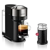 Nespresso Krups Vertuo Kaffeemaschine, Kaffeekapselmaschine mit Aeroccino 3 Milchaufschäumer I Automatische Abschaltung I Kurze Aufheizzeit I Sechs Tassengrößen I einfache Zubereitung I Platzsparend