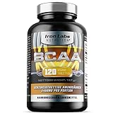 BCAA Tabletten - 2400 mg BCAAs pro Portion - BCAA Aminosäuren (BCCA verzweigtkettige Aminosäuren mit Hochdosiert B6) - BCAA Kapseln Hochdosiert Für Vegetarier & Veganer geeignet (120 Tabletten)
