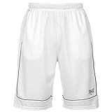 Everlast Herren Basketball Shorts Locker Kurze Hose Sporthose Sport Bekleidung White/Black Large