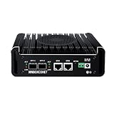 MNBOXCONET Micro Firewall PC 2x10GbE SFP+ N150, Mini PC Appliance Büro, DDR5 32GB RAM 1TB NVME SSD, 2xi226V 2.5GbE LAN, Type-C, TF, HD, Support Windows OPNsense, SPK/MIC