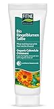 FITNE Bio Ringelblumen Salbe, mit Bio Olivenöl, Heilsalbe für Pflege stark beanspruchter und empfindlicher Haut (75 ml)