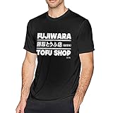 Unisex-T-Shirt Initial D - Fujiwara Tofu Shop Baumwoll-weiches Mode-Herren-Kurzarmhemd