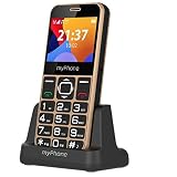 MP myPhone Halo 3 Seniorenhandy Ohne Vertrag 22' Großtastenhandy Schnurloses Telefon Schnurlos - Handy für Senioren Seniorenhandy mit Ladestation Bluetooth Kamera Notruftaste Taschenlamp
