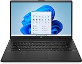 HP Laptop | 17,3' HD+ Display | Intel Celeron N4120 | 8 GB DDR4 RAM | 256 GB SSD | Intel UHD Grafikkarte 600 | Windows 11 Home | QWERTZ Tastatur | schwarz | mit HP Fast Charge 16 GB RAM