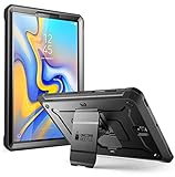 SupCase Hülle für Samsung Galaxy Tab S4 10.5 Zoll Case 360 Grad Schutzhülle Robust Cover Schale [Unicorn Beetle PRO] mit integriertem Displayschutz und Ständer 2018 (SM-T830 / T835 / T837) (Schwarz)
