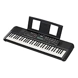 Yamaha PSR-E283 Tragbares Keyboard für Anfänger, schwarz – Mit 410 Instrumentenklängen, 150 Begleit-Styles und 122 Songs, inkl. Voucher für 2 Online-Keyboard-Lessons an der Yamaha Music S
