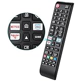 Loutoc Smart Remote BN59-01315B für Samsung 4K UHD HDR Crystal QLED TV, für Samsung UE Serie Quantum TVs mit Netflix/Rakuten/Prime Video.
