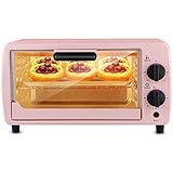 SUNWEIHAOA 9L Mini-Ofen, 600W 60-Minuten-Timing-Unabhängige Temperaturregelung Nach Oben Und Unten Doppelglastür-Konvektions-Toaster-Ofen (B) Ästhetisch Und Praktisch