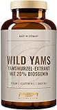 Yamswurzel Extrakt (Wild Yams) 180 Kapseln, 1000 mg je Tagesdosis, 20% Diosgenin, Vegan - Hergestellt in Deutschland - FSA Nutrition