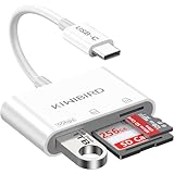 KiWiBiRD SD Kartenleser USB C, Micro SD Karte Card Reader Karten Leser Adapter USB-C für SDHC SDXC UHS-I Karte, Kompatibel mit iPhone 16 15 Plus Pro Max MacBook Mac iPad iMac Galaxy S25 S24