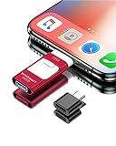 ZARMST USB-Stick 128 GB, 4-in-1-USB-Stick, Thumb Drives für Telefon, Pad, Android, Computer und weitere Geräte, einfache Datensicherung und Wiederherstellung, Rot