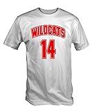 „Wildcats 14“ T-Shirt (weiß S – XXL) XXL XX Large