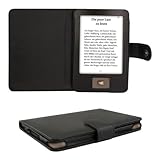 kwmobile Flip Hülle Case kompatibel mit Tolino Shine - eReader Tasche Schutzhülle Cover Schwarz