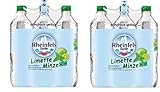 12 Flaschen Rheinfels Quelle Limette Minze Mineralwasser a 750ml inklusive EINWEG Pfand