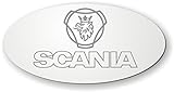 Scania Spiegel mit Logo für die Rückwand ✓ Greif Vabis Aufkleber ✓ LKW-Zubehör und Artikel für Innenausstattung ✓ Rückwandspiegel ✓ Truck accessoires für den Innenraum ✓