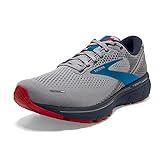 Brooks Ghost 14 Grey/Blue/Red 9 D (M)