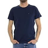 Tommy Jeans Herren TJM 2PACK CNECK TEES T-Shirt, Weiß/Navy, L