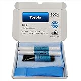 Genuine Colors Lackstift NEBULA BLUE 8X2 Kompatibel/Ersatz für Toyota Blau [Beinhaltet ein Farbglättungswerkzeug]