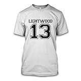 net-shirts Lightwood 13 T-Shirt Inspired by Chroniken der Unterwelt, Größe XXL, Weiss