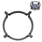 Gusseisen Wok Ring Gaskocher Aufsatz Gasherd Aufsatz Universal Rutschfeste Topfträger Wokring für Gasherd Cooker Campingkocher Untersetzer Top