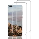 Beukei 2 Stück Panzer Schutz Glas für Huawei P40 Pro, Folie Panzerglas,[9H Härte][HD Klare][Blasenfrei][Anti-Kratzen] G