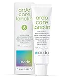 Ardo Care Lanolin 10 ml, schützt und pflegt empfindliche, wunde Brustwarzen, ultra-reines Lanolin, geruchs- und geschmacksneutral, cremige Konsistenz, leicht aufzutragen