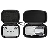 AIWOKE Mavic Air 2 Tasche Set,Wasserdicht Tragetasche Drohnen Body + Fernbedienung Case Reise Schutz Transport Aufbewahrungstasche Zubehör (Fernbedienung + Drohne Body Case Set)