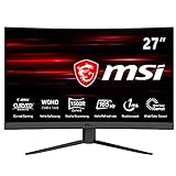 MSI Optix G27CQ4-006 - 27 Zoll (69 cm), WQHD (2560x1440) Gaming Monitor, VA Panel, 165 Hz, 1 ms, AMD FreeSync, HDMI, DP, schwarz, DE Version