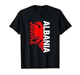 Kosovo Albanien tshirt Tirana Flagge Doppeladler T-Shirt