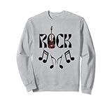 Rock Music Gitarre Musiknoten Sweatshirt