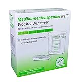 Medi-Inn Wochendispenser 7 Tage Tablettenbox N11484-w, weiß