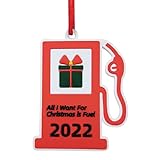Luckxing Weihnachtsschmuck – I Want for Christmas is Fuels, 2022 Weihnachtsschmuck Weihnachtsbaum Hängeschmuck Anhänger Wohnkultur