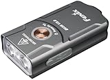 FENIX E03R V2.0 Vollmetall hohe Helligkeit Schlüsselanhänger Taschenlampe, EDC kleine Taschenlampe, rotes Licht, weißes Licht, intelligente Temperaturregelung, IP66-Schutz, mit USB-C-Ladung, g