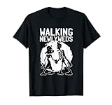 Newlyweds Lustiges Zombie-Paar Walking Halloween Kostüm Spaß T-Shirt