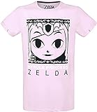 The Legend of Zelda Männer T-Shirt rosa XXL 100% Baumwolle Fan-Merch, Gaming, Hyrule,