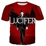 UBUB Lucifer T-Shirts Männer/Frauen Tv-Serie Lucifer 3D-Print T-Shirt Mode Lässig Harajuku Style T-Shirt Streetwear Plus Size Tops