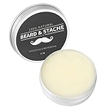 60 G Bartwachs-Creme Schnurrbartwachs Bart-Conditioner für Männer Gesichts-Schnurrbart-Pflegepflege-Creme-Conditioner für Männer