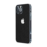 Normout iPhone 12 Pro Schutzfolie Rückseite Carbon Black - 2X iPhone 12 Pro Folie Rückseite, inklusive 2X iPhone 12 Pro Kameraschutz Folie - Schützt vor Kratzern, Beschädigungen&Fingerabdrücken